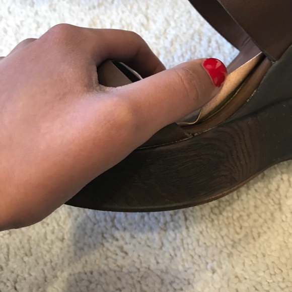 Brown Wedge sandals! - Picture 5 of 5